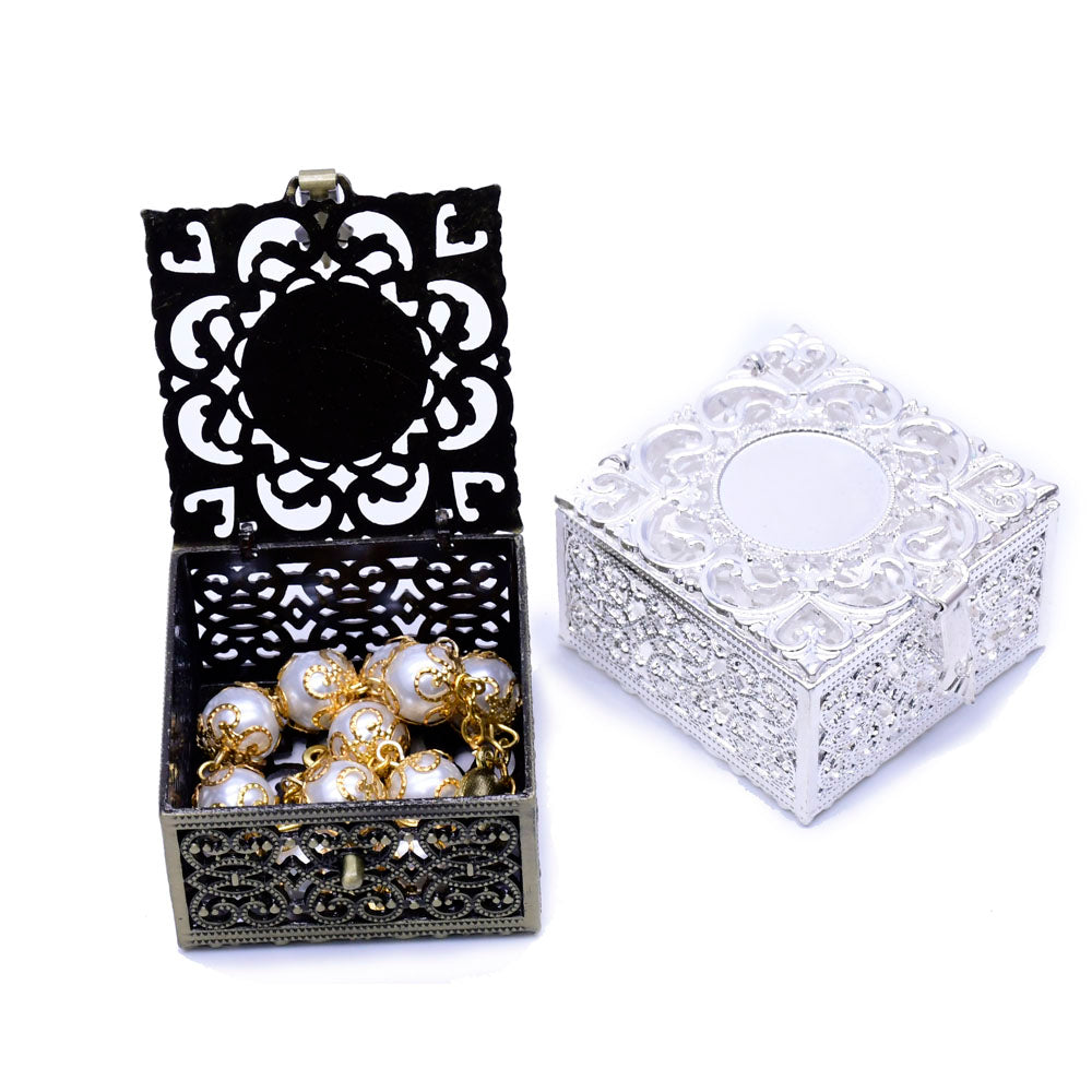 Rosary Beads Box Set Metal Christian Catholic Jewelry for Packaging