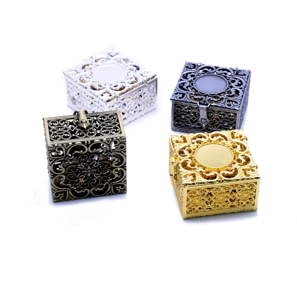 Rosary Beads Box Set Metal Christian Catholic Jewelry for Packaging