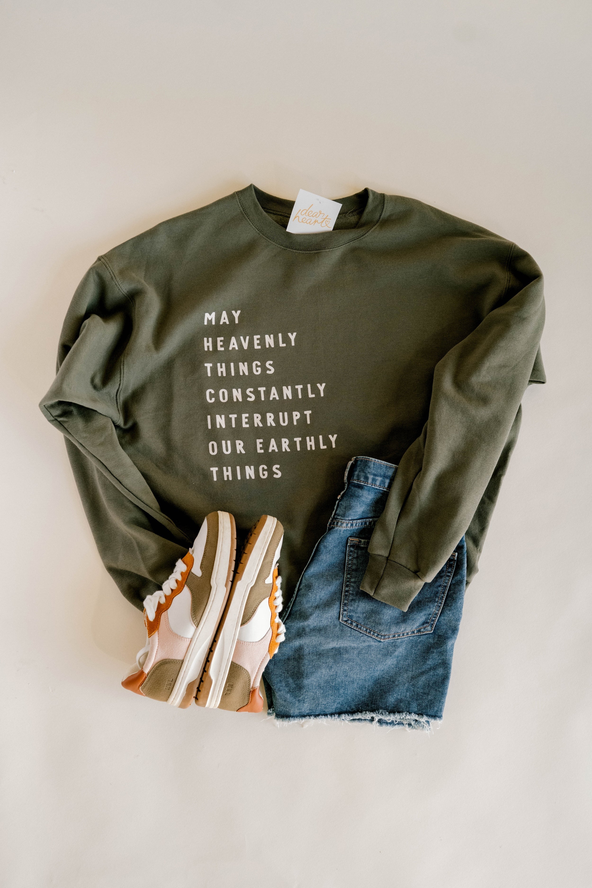 Heavenly Things Sweatshirt - Oakmoss