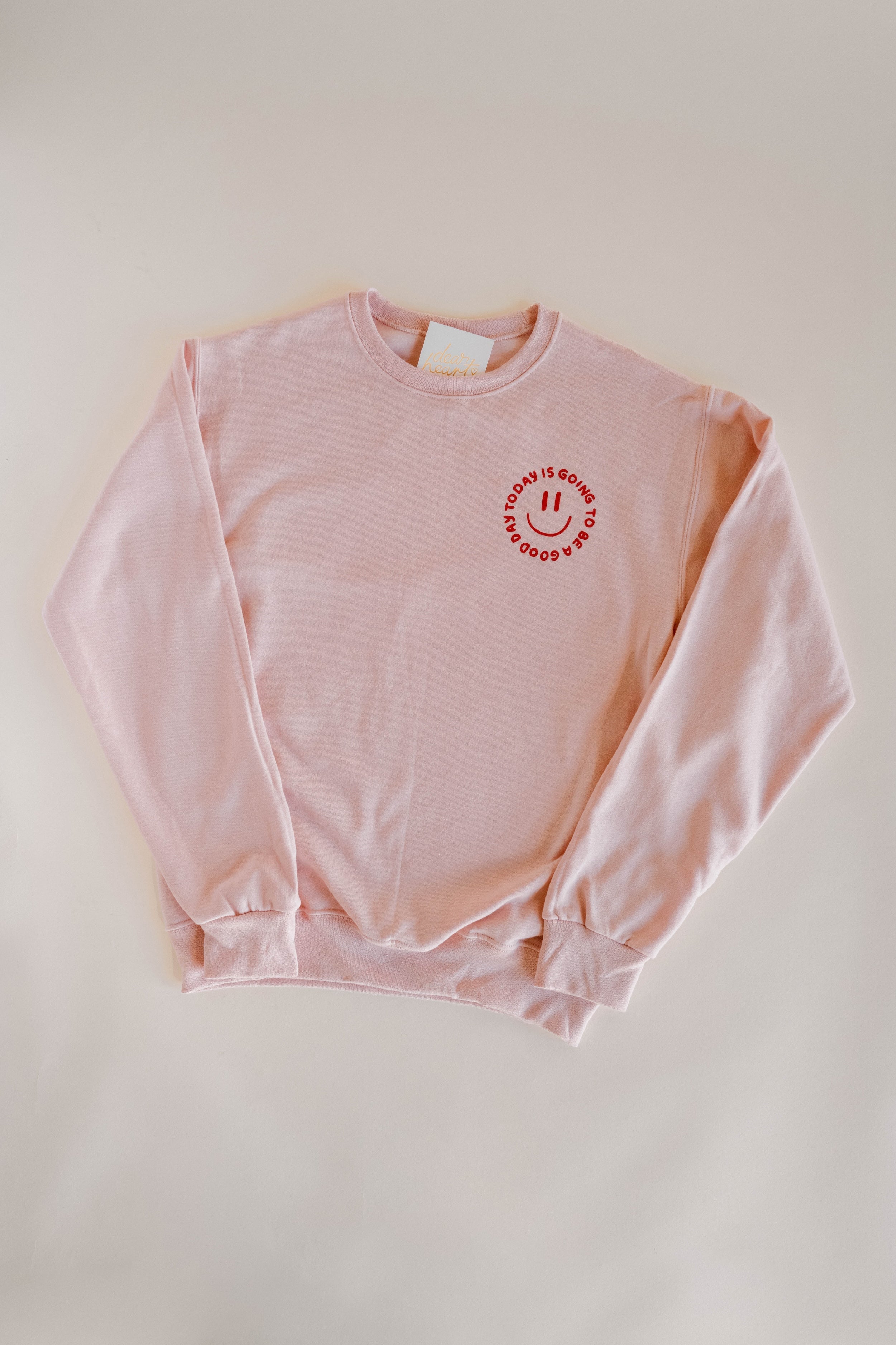 Good Day Sweatshirt - Blush