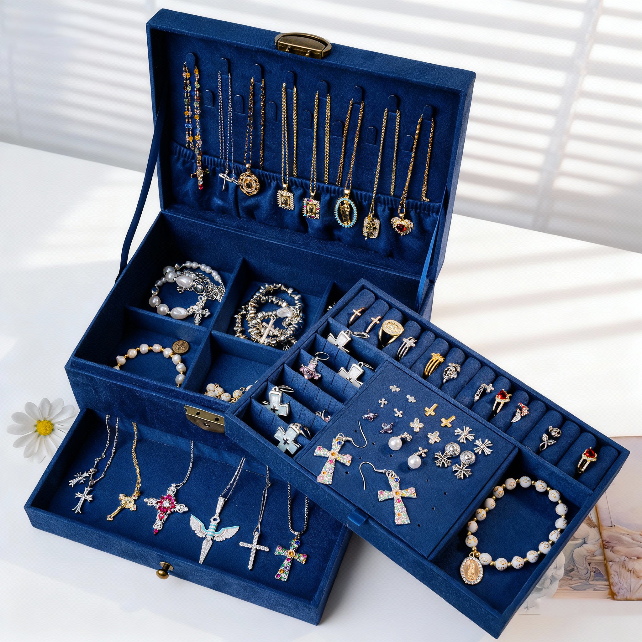 Best Seller🔥2025 Holiday Christian Jewelry Gift Box (Includes 30 jewelry pieces – Only $6.6 per piece!)