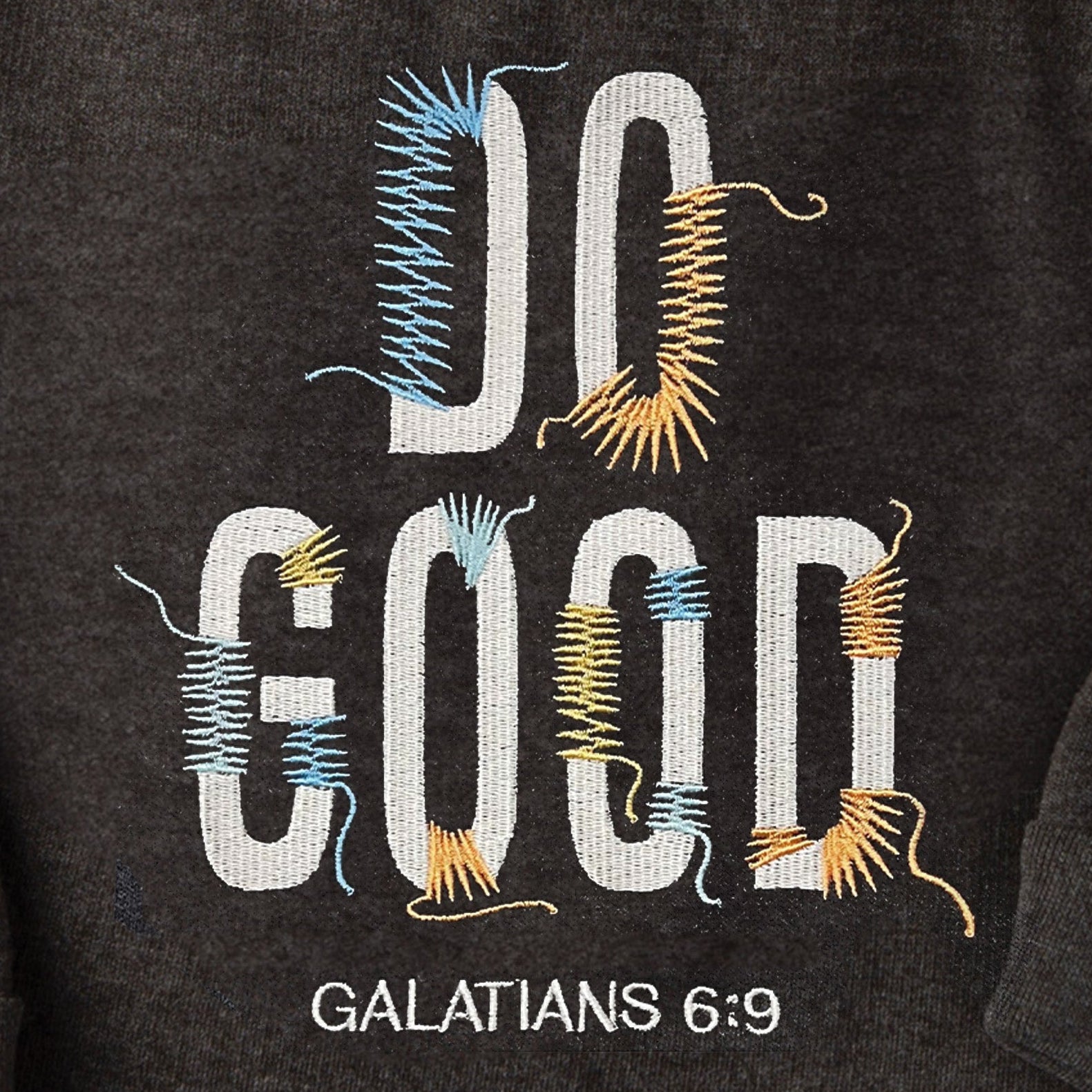 Do Good Embroidered Crewneck Sweatshirt