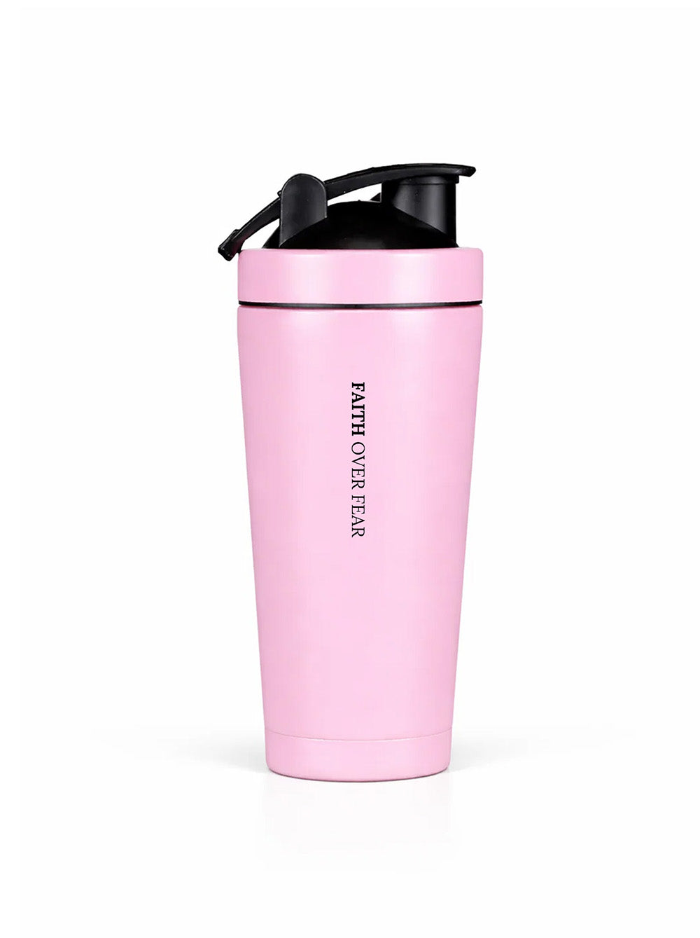 24oz Stainless Steel Faith Nova Neon Pink Shaker