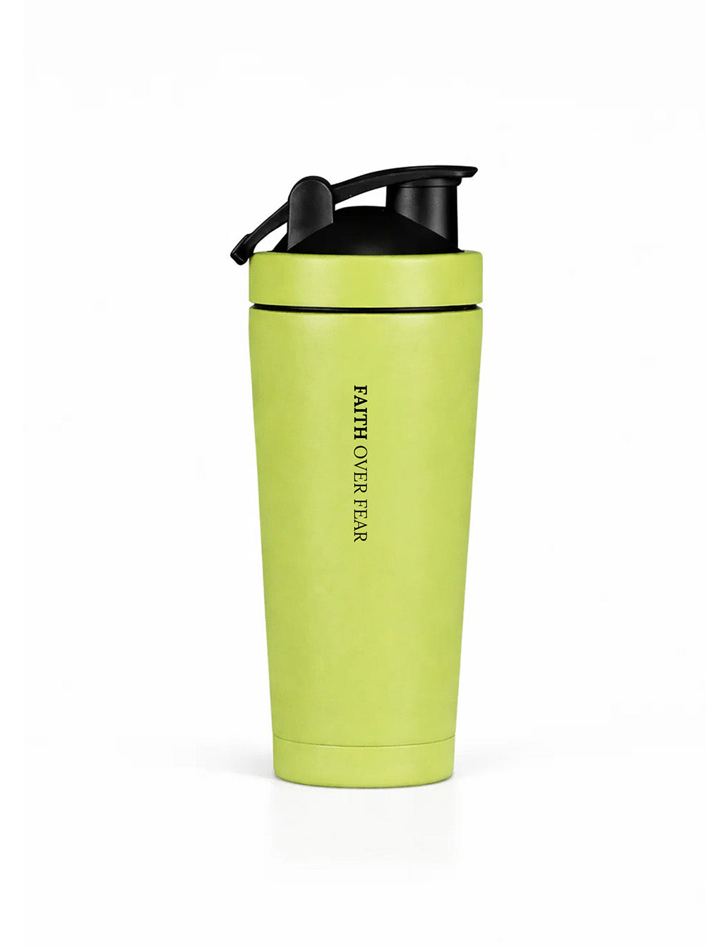 24oz Stainless Steel Faith Nova Green Shaker