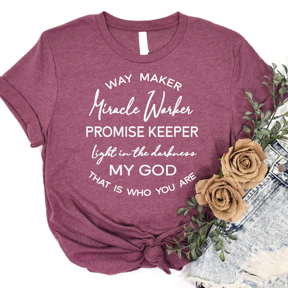 Way Maker Lyrics Tee