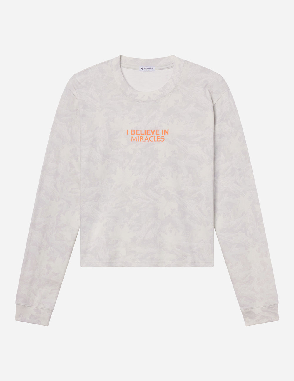 I Believe in Miracles Camo LS Heavyweight Tee