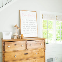 I Am the Daughter of a King Custom | Wood Sign