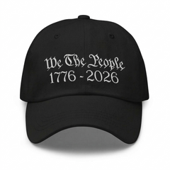 We The People 1776–2026 Patriotic Hat – USA 250th Anniversary Camo Baseball Cap
