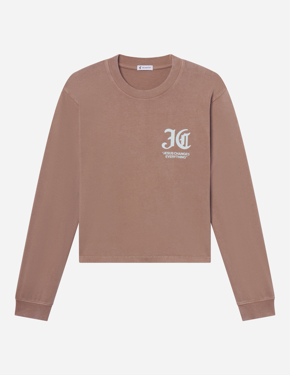 Jesus Changes Everything LS Heavyweight Tee