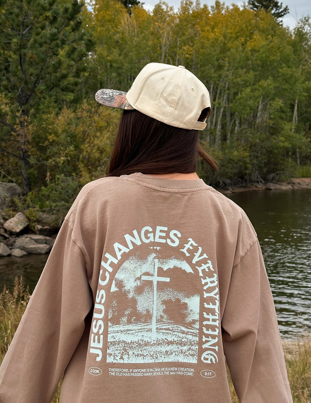 Jesus Changes Everything LS Heavyweight Tee