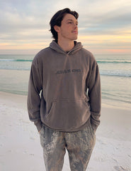 Jesus Is King Brown Unisex Hoodie