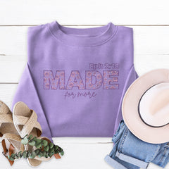 Made for More Embroidered Crewneck Sweatshirt