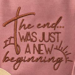 [Faith Deal] Embroidered New Beginnings Sweatshirt