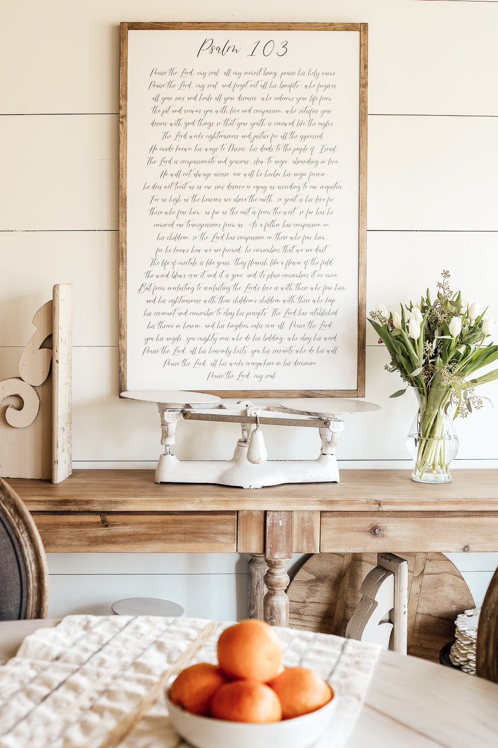 Psalm 103 | Framed Wooden Art