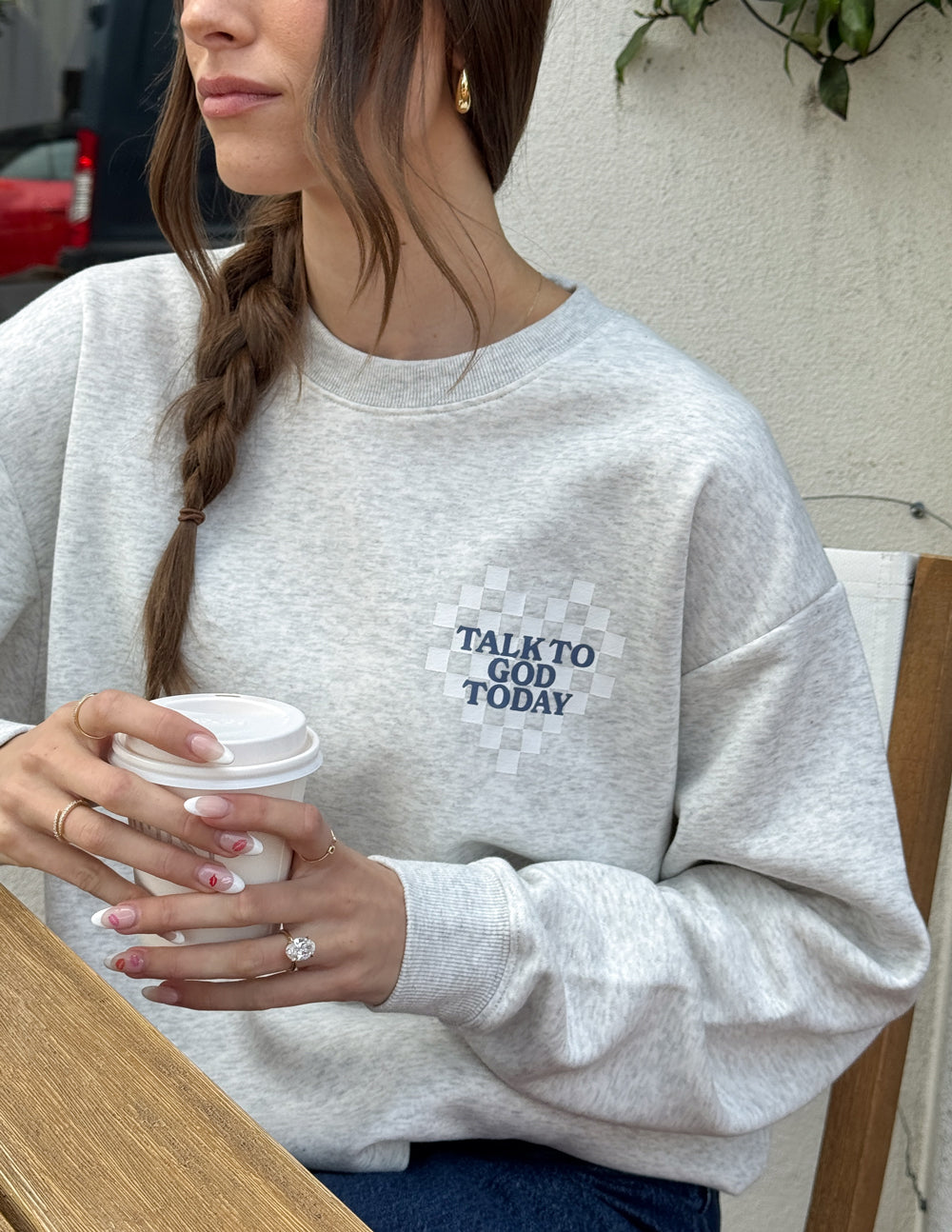 Talk to God Unisex Crewneck