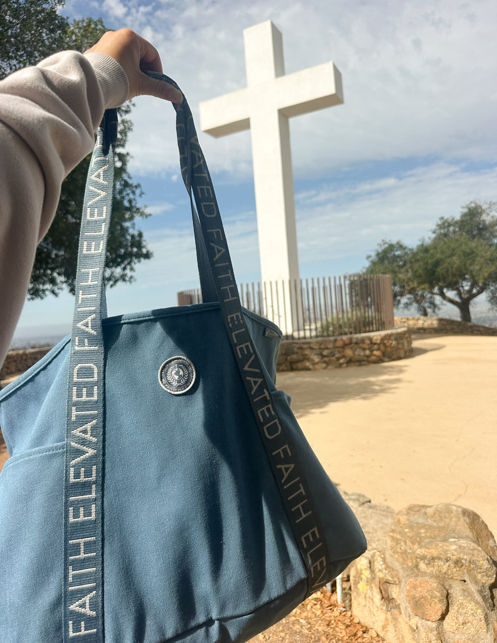 The Large Everyday Denim Tote Patch Kit