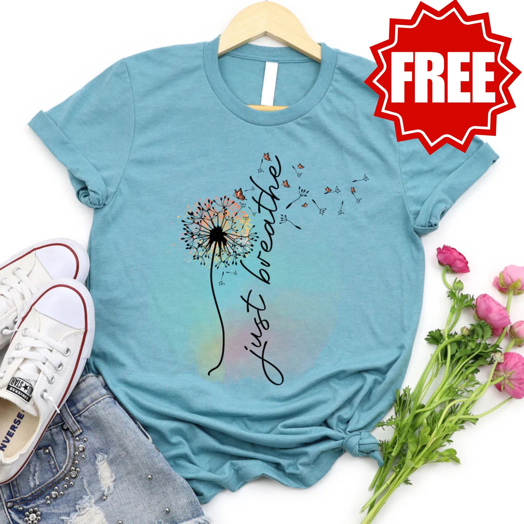 Just Breathe Tee