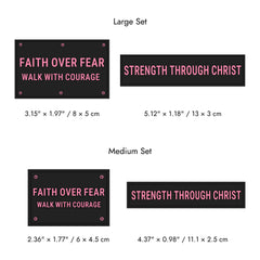 Faith-Inspired Statement Velcro Patch