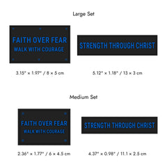 Faith-Inspired Statement Velcro Patch