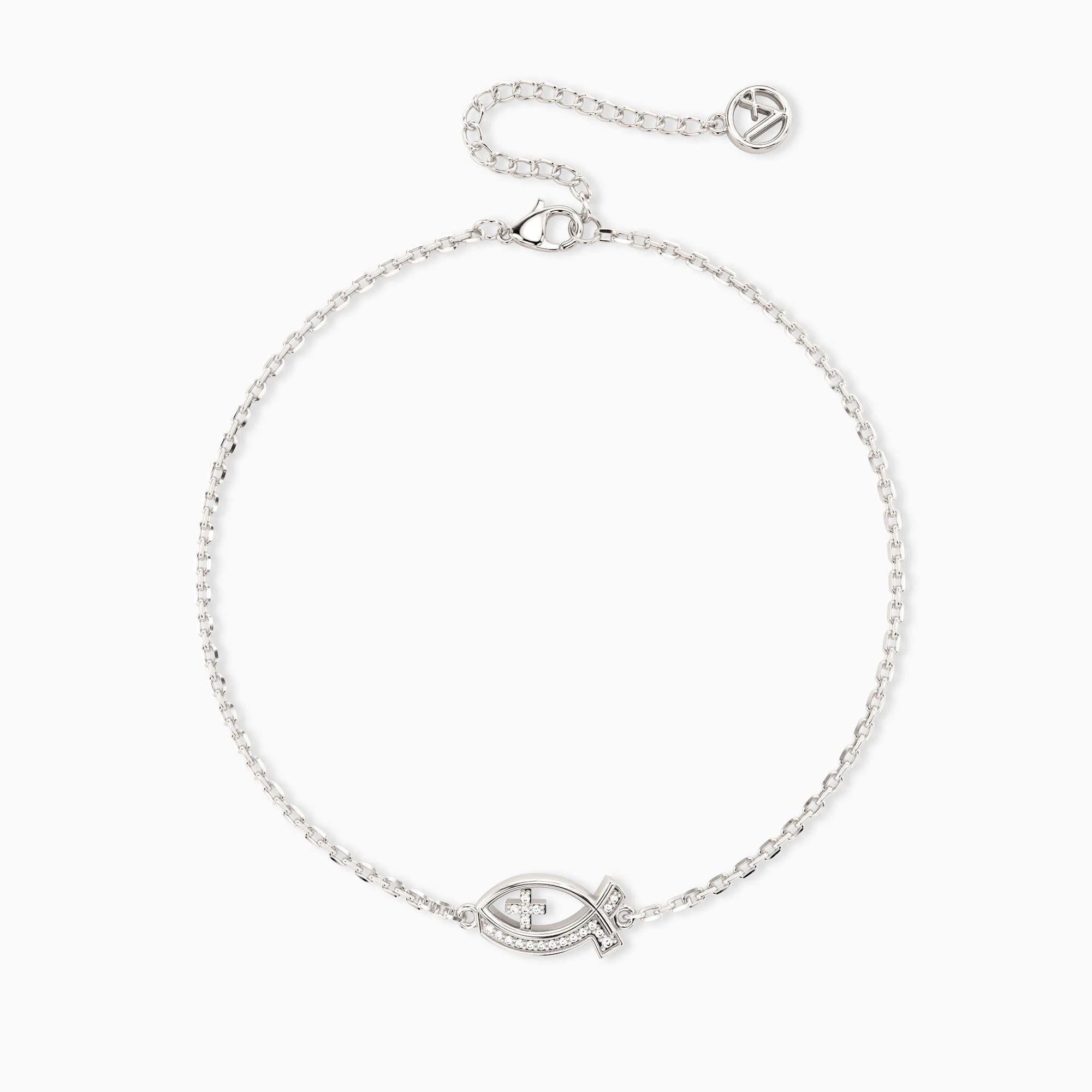 Anchor of Faith Ichthys Bracelet