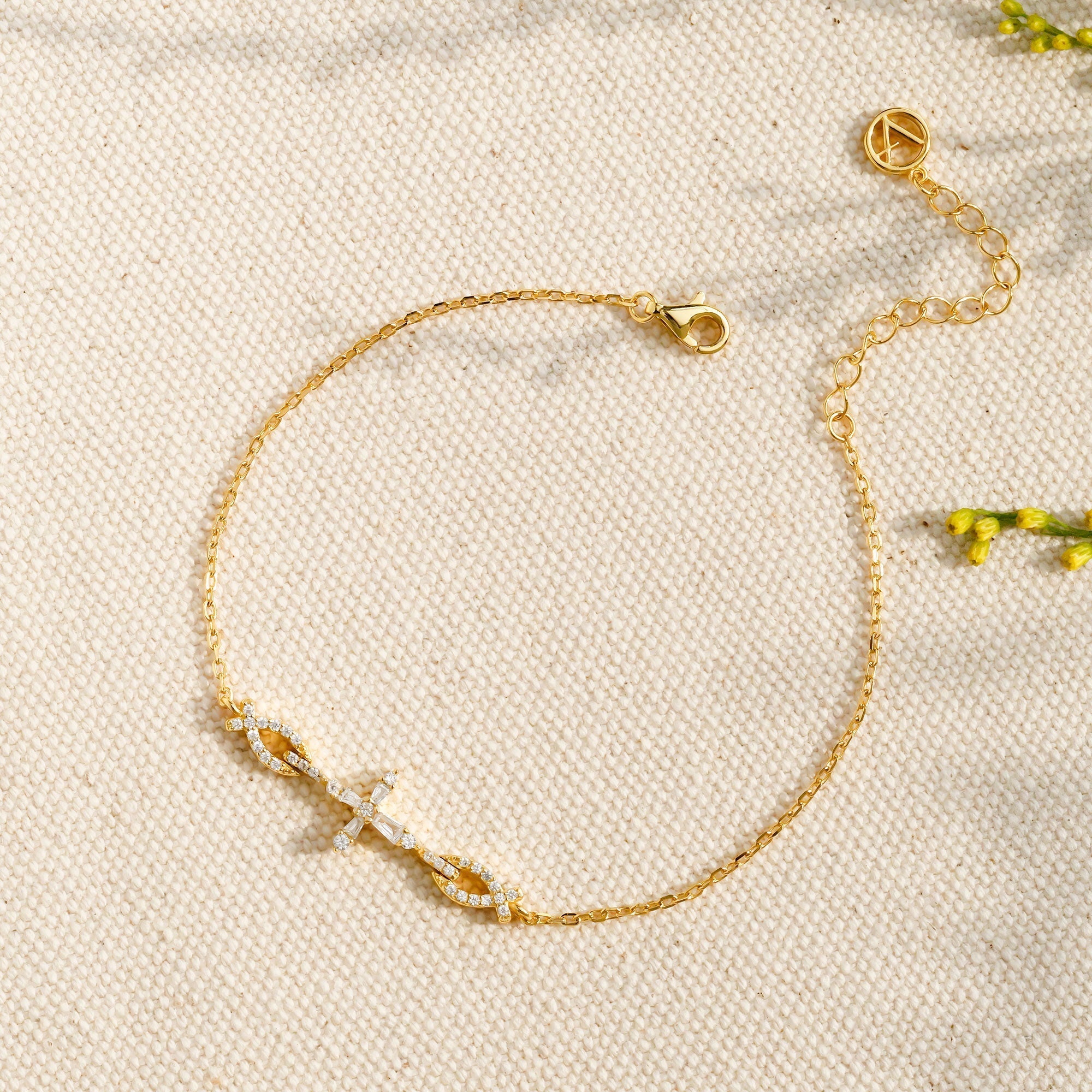 Byzantine Cross Ichthys Bonds Bracelet