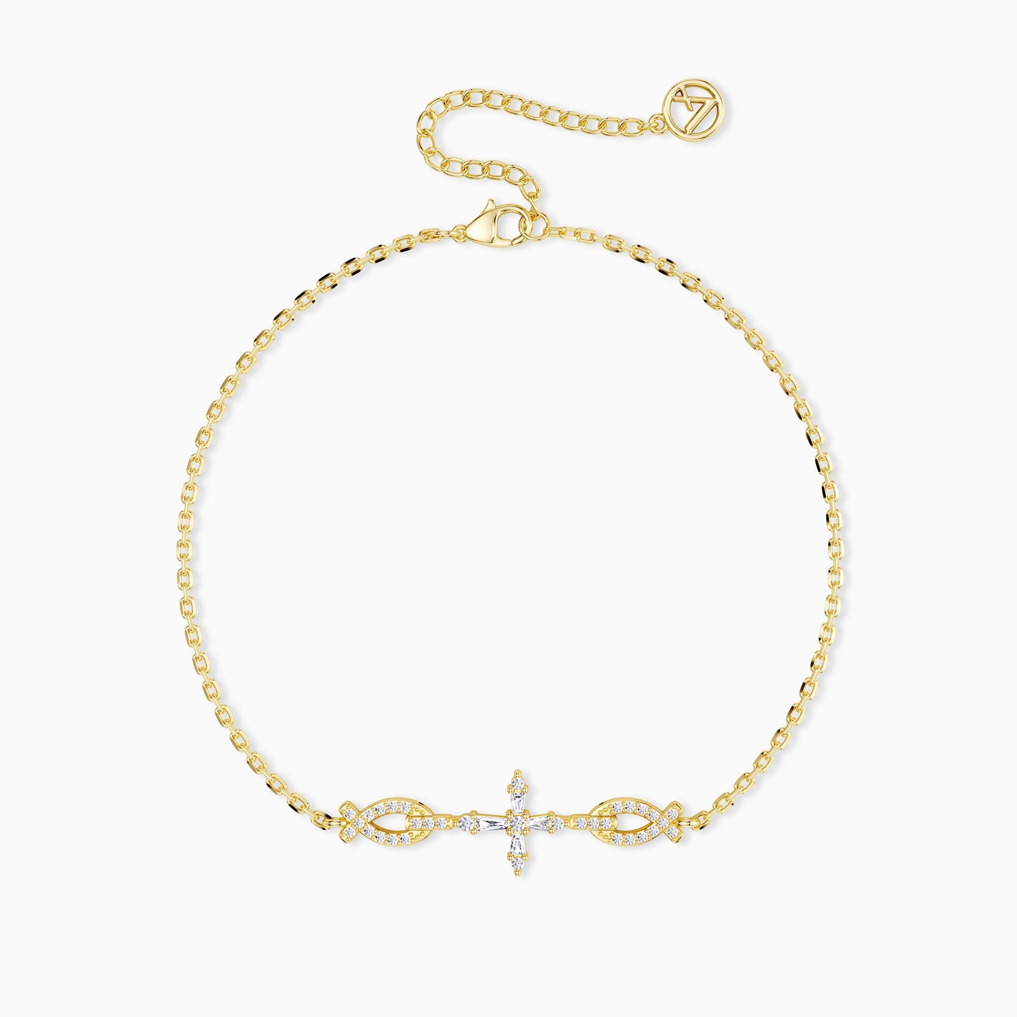 Byzantine Cross Ichthys Bonds Bracelet