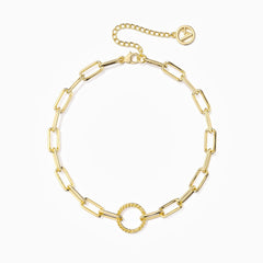 Manna Charm Builder Paperclip Chain Bracelet
