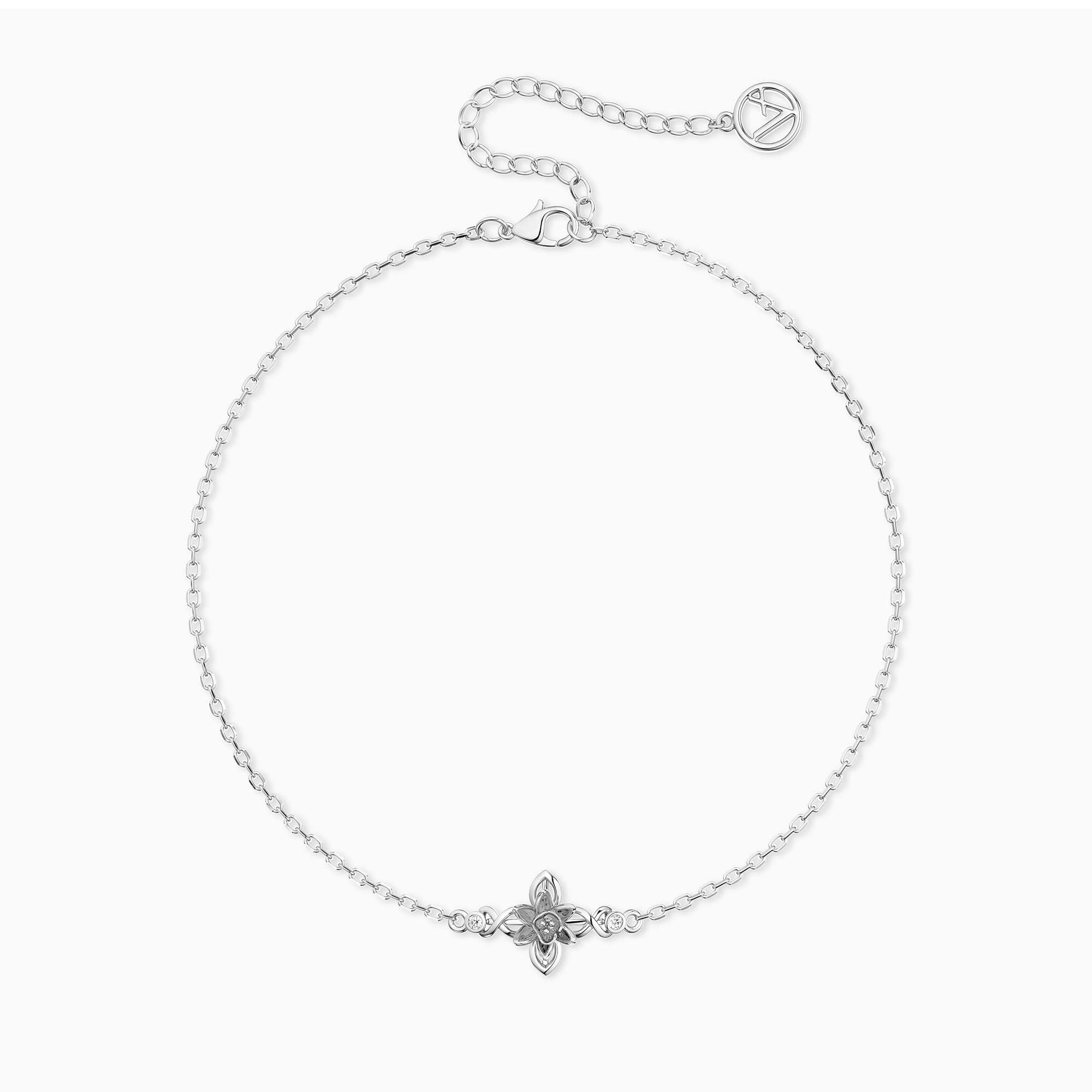 Floral Cross Tulip Bracelet