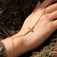 Verity Sword Cross Hand Chain