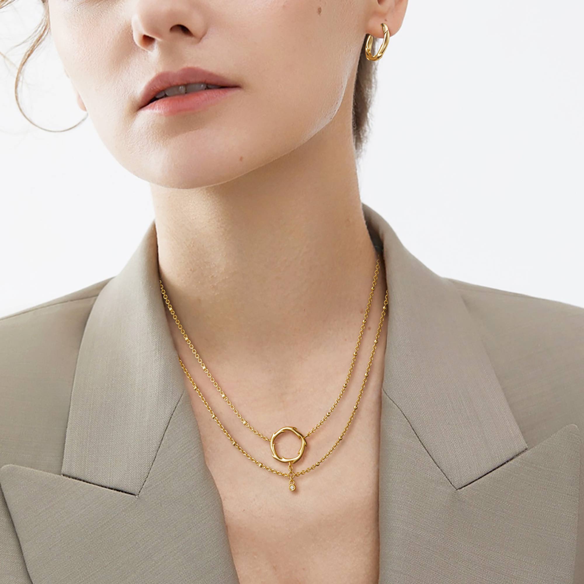 Thorn Touch Hoop Earrings