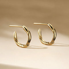 Thorn Touch Hoop Earrings