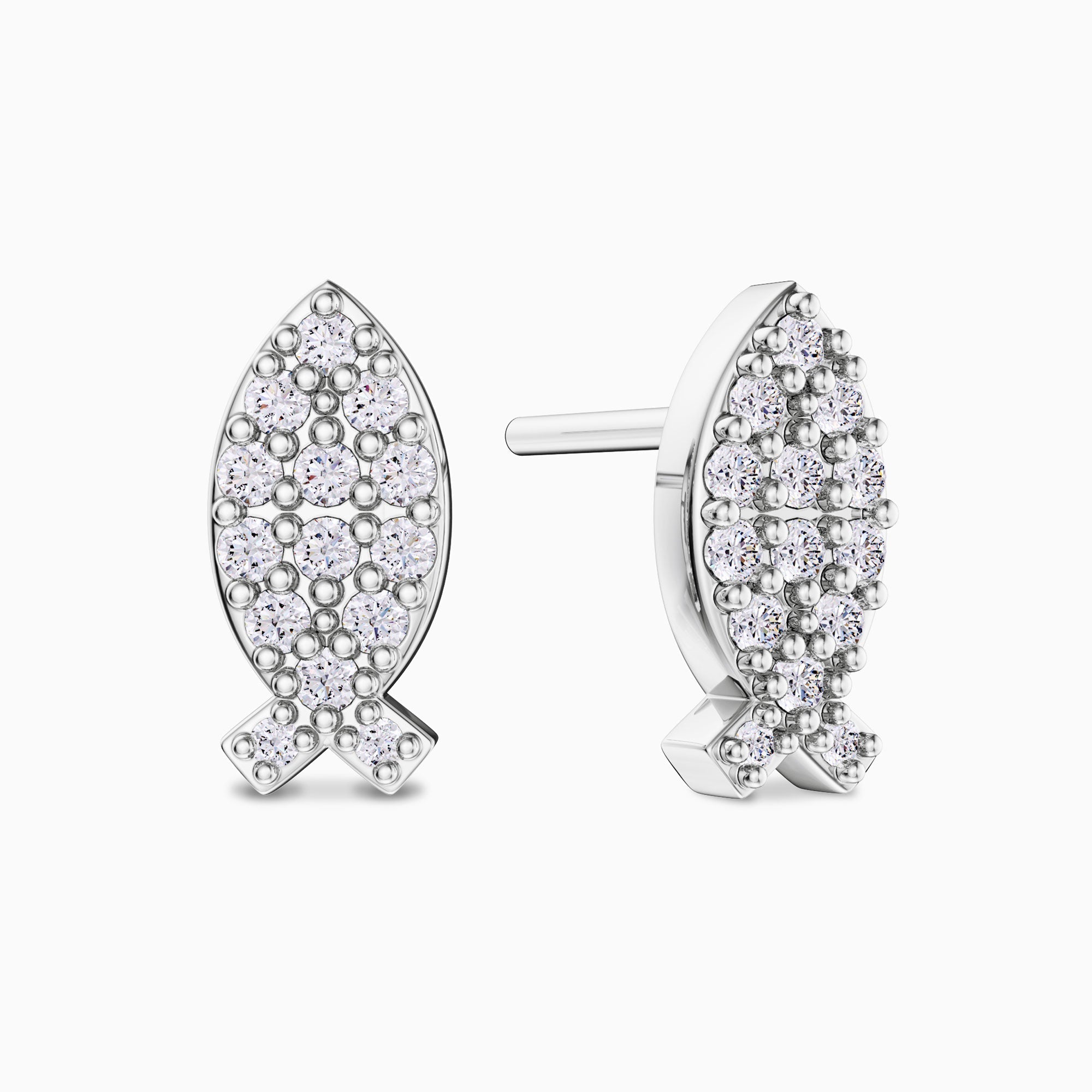 Sacred Ichthys Stud Earrings