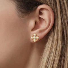 Cross Stud Earrings