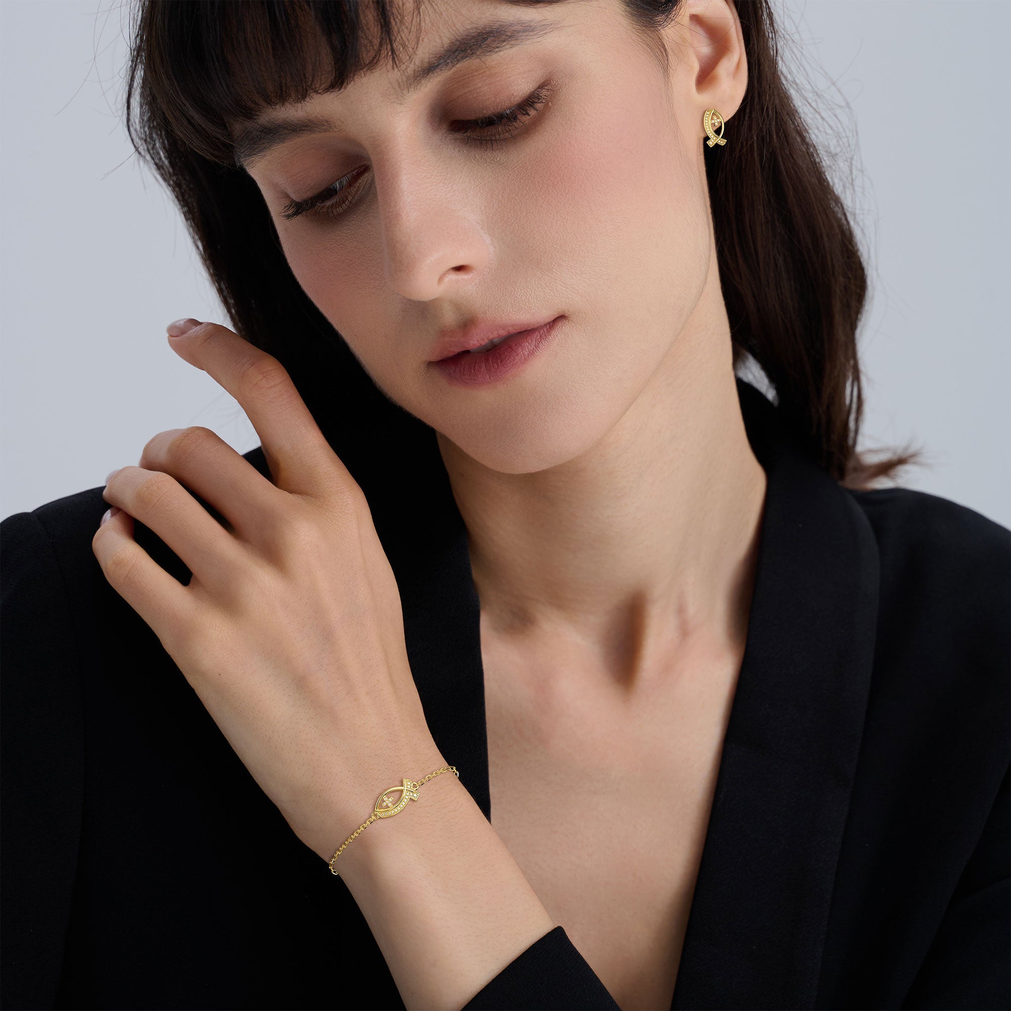 Anchor of Faith Ichthys Bracelet