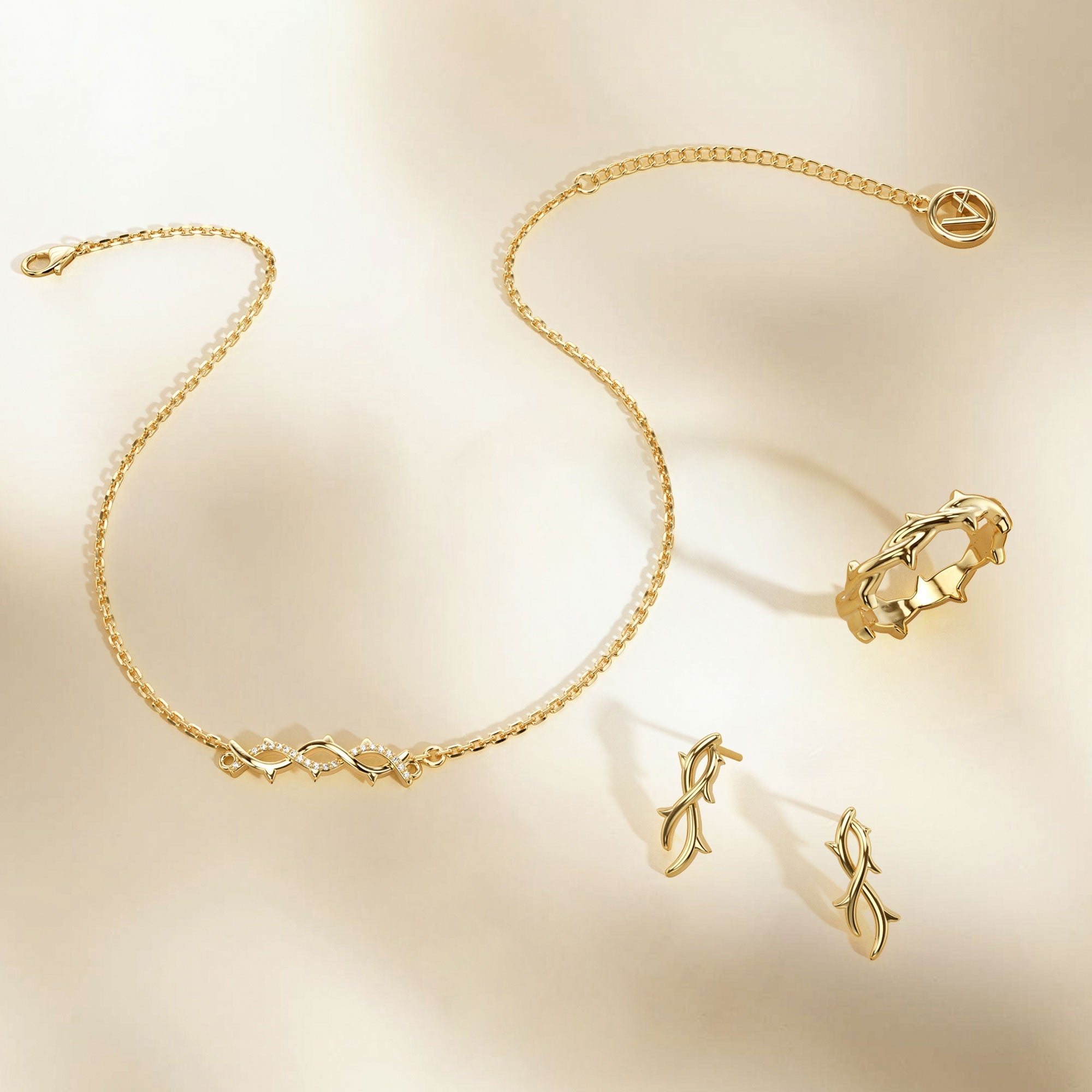 Thorns of Grace Stud Earrings