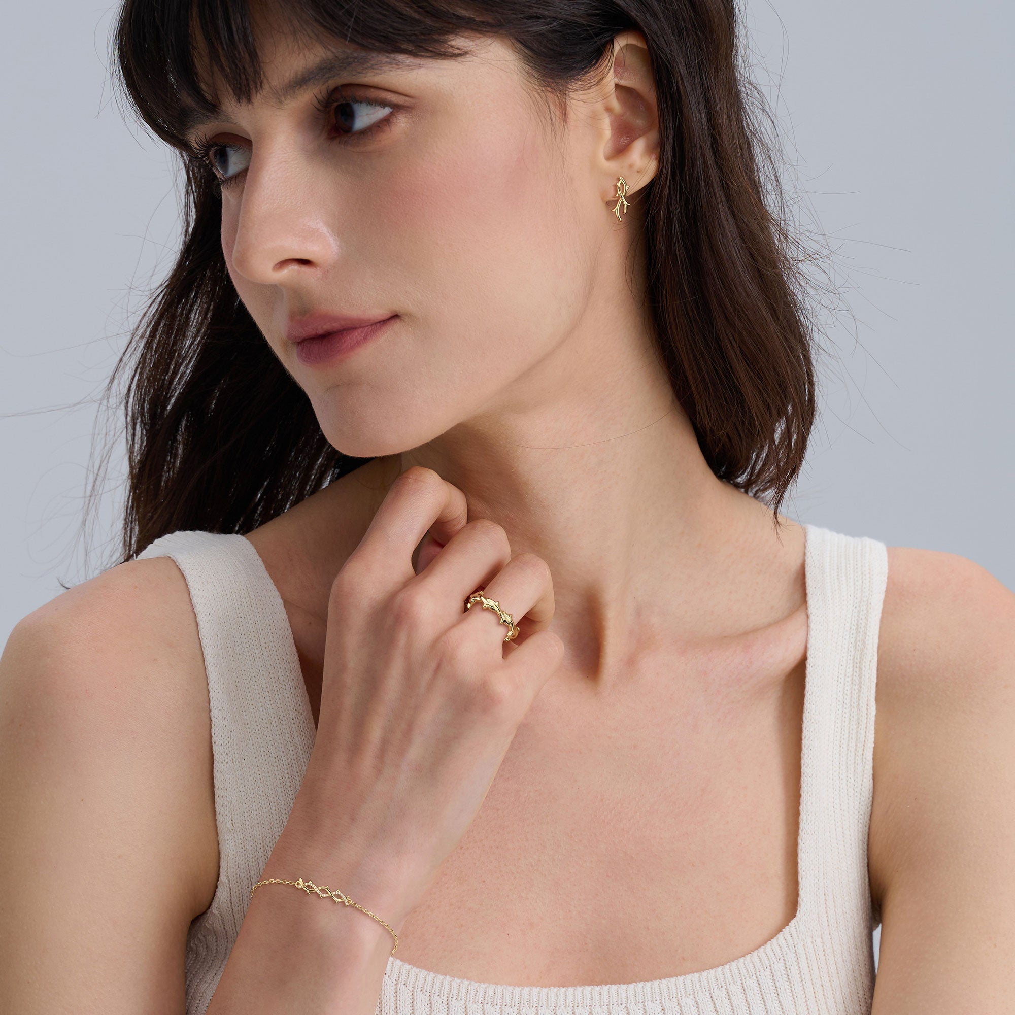 Thorns of Grace Stud Earrings