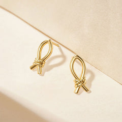 Ichthys Knot Stud Earrings
