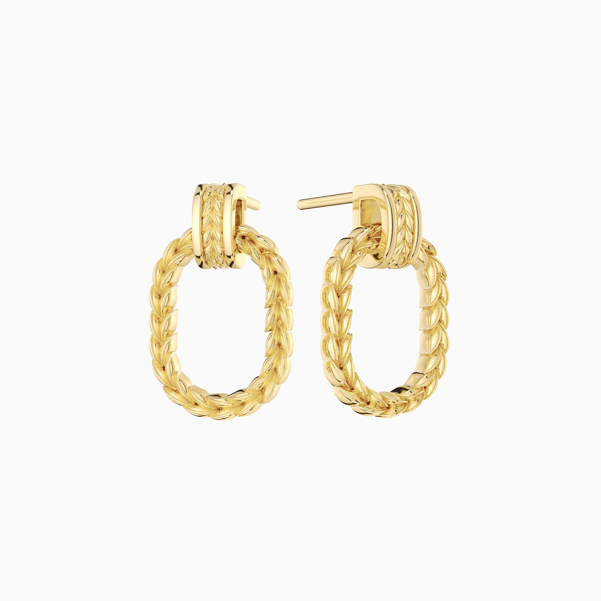 Manna Interlocked Statement Stud Earrings
