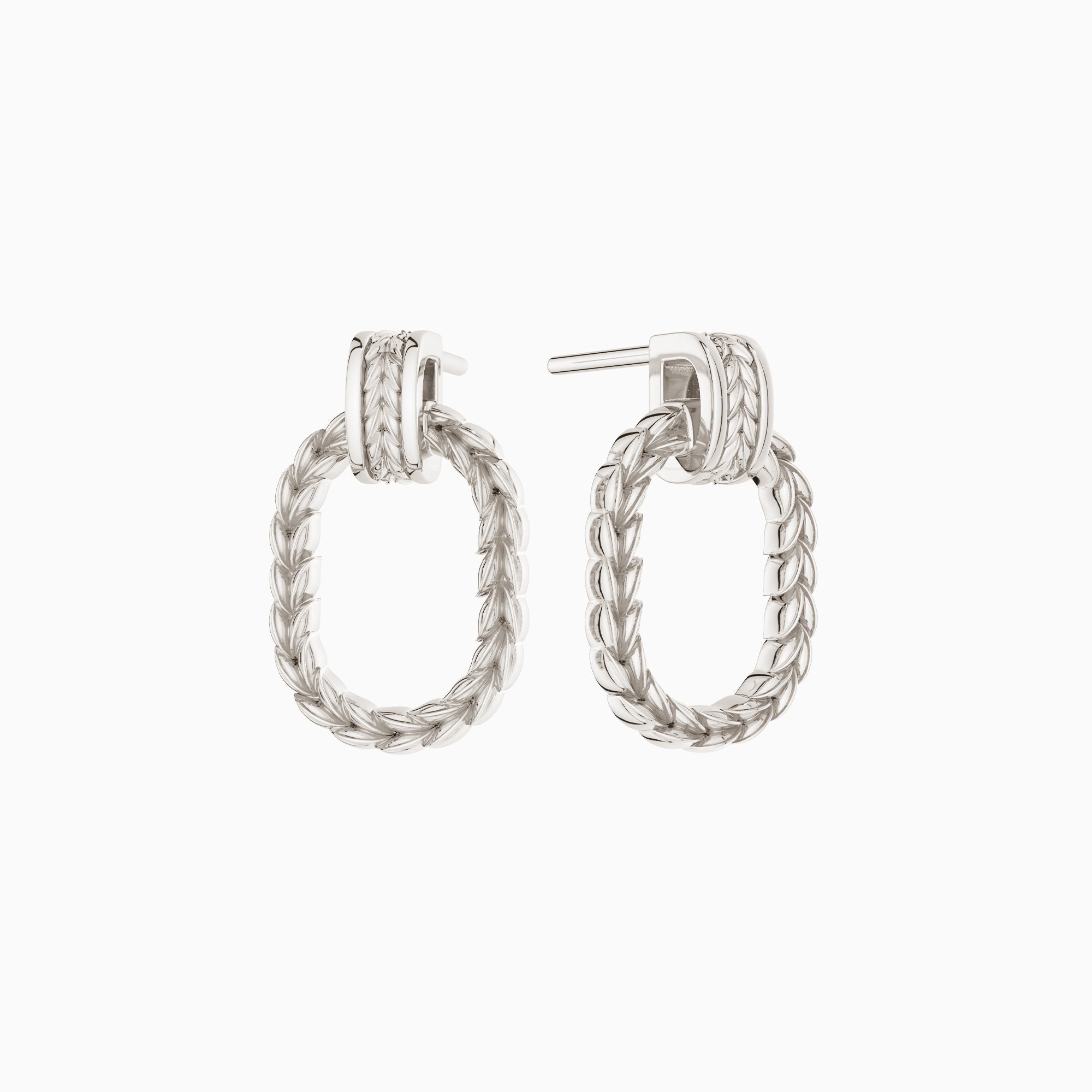 Manna Interlocked Statement Stud Earrings