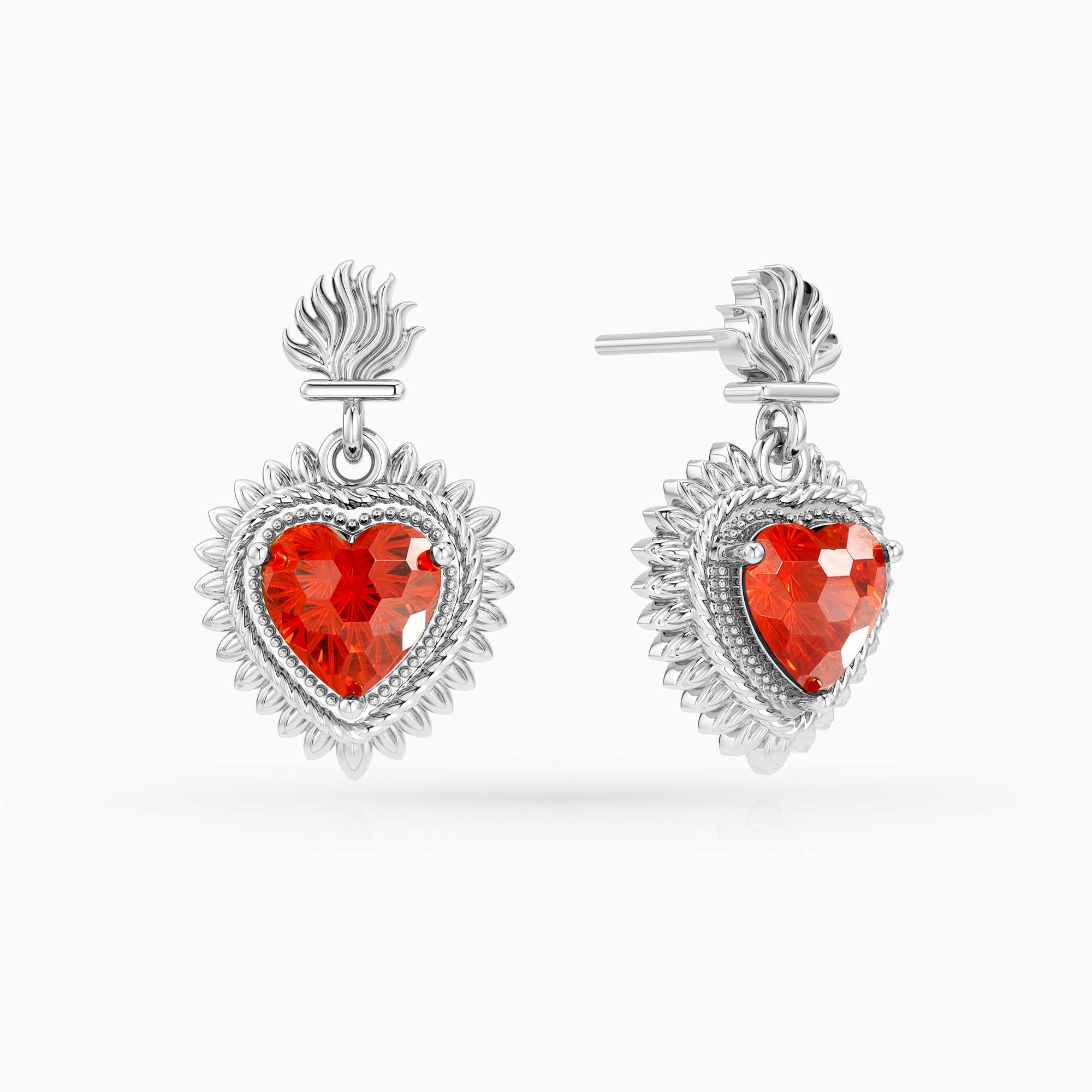 Nova Heart Earrings