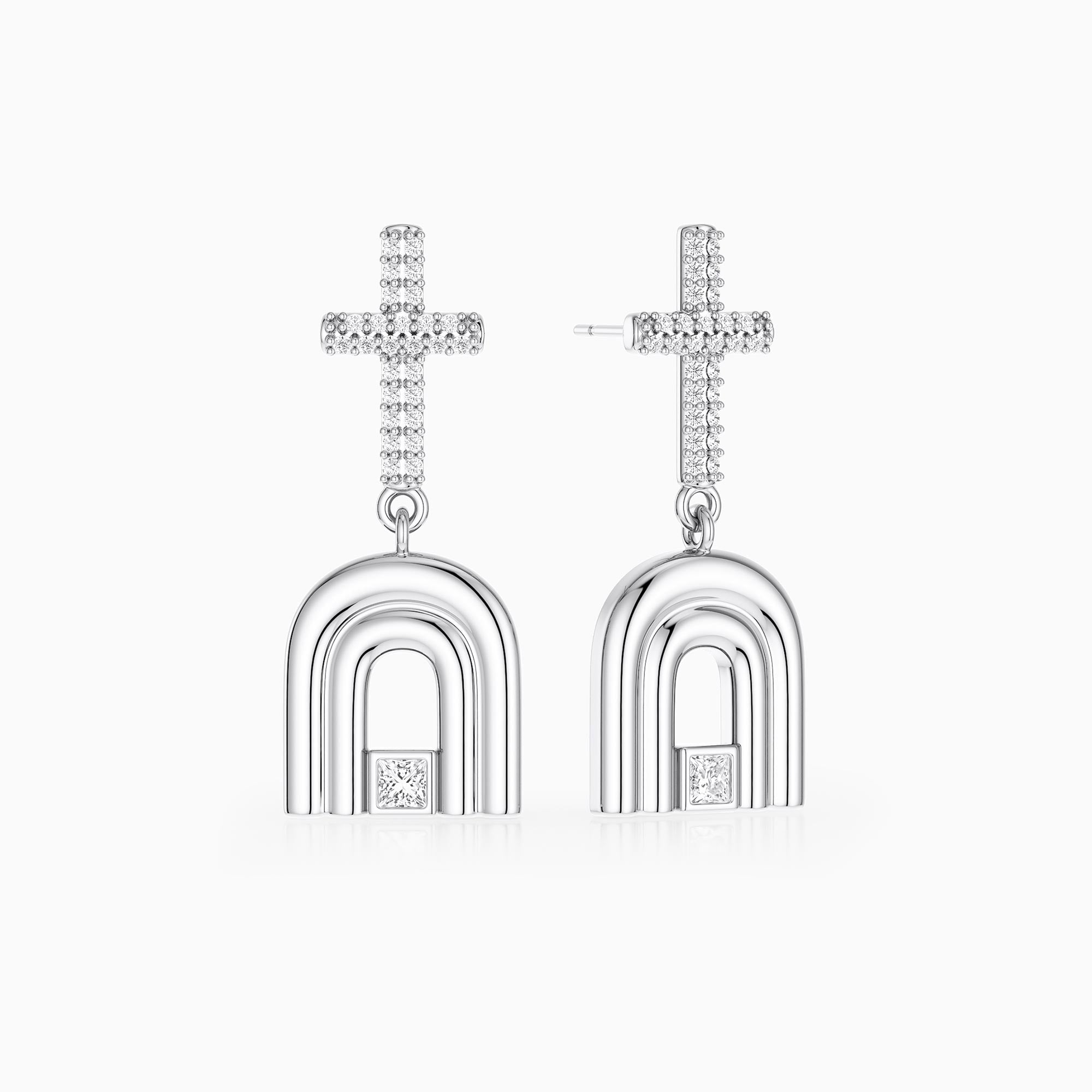 Holy Door Drop Earrings