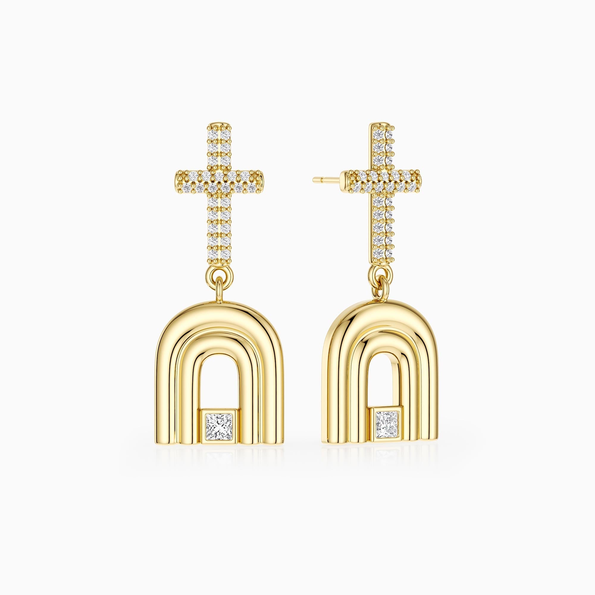 Holy Door Drop Earrings
