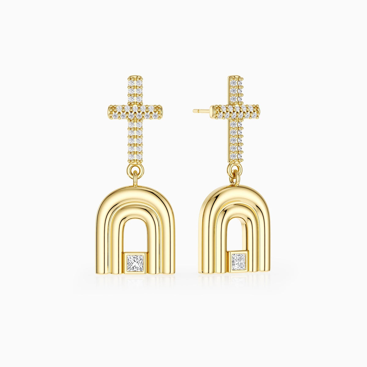 Holy Door Drop Earrings