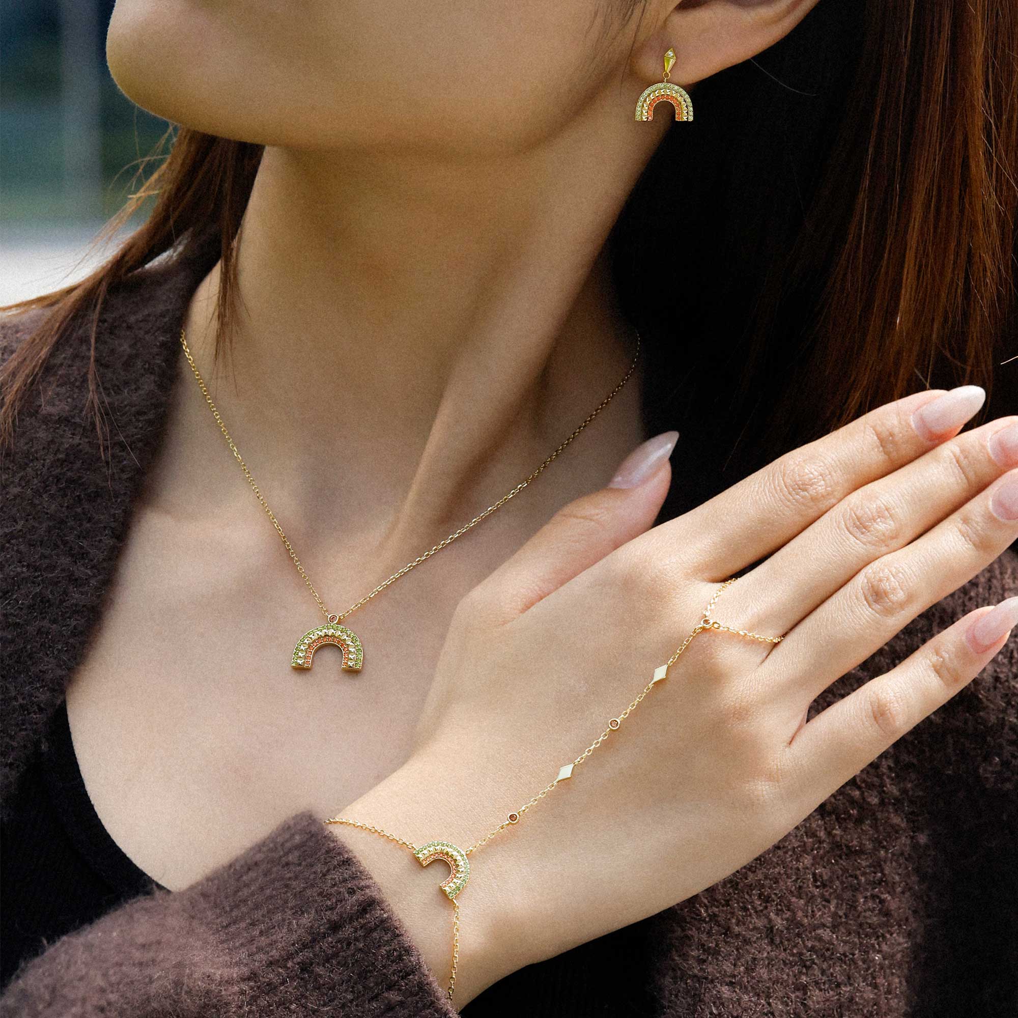 Noah Rainbow Necklace