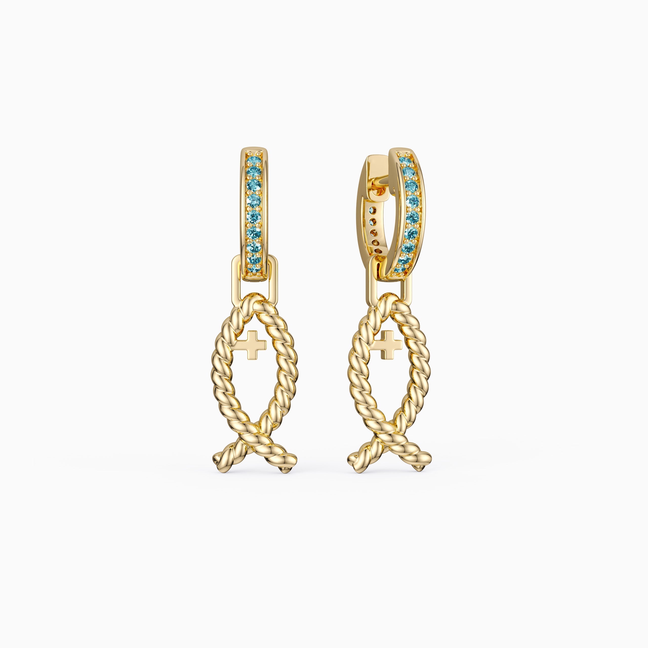 Cord Ichthys Earrings