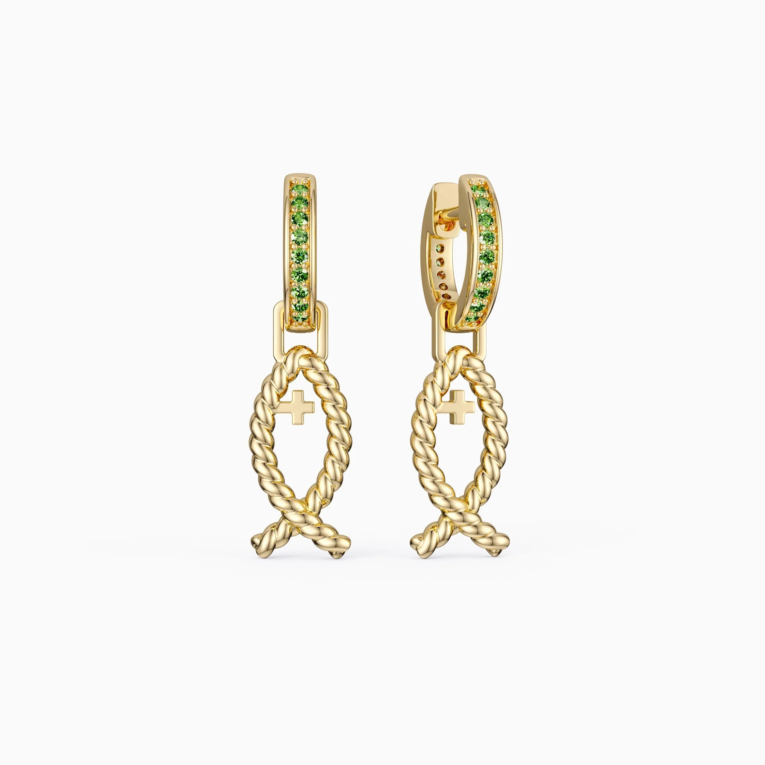 Cord Ichthys Earrings