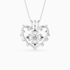 Sacred Bloom Carnation Love Birth Flower Necklace Set