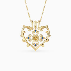 Sacred Bloom Morning Glory Love Birth Flower Necklace Set