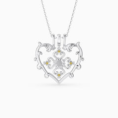 Sacred Bloom Sunflower Love Birth Flower Necklace Set
