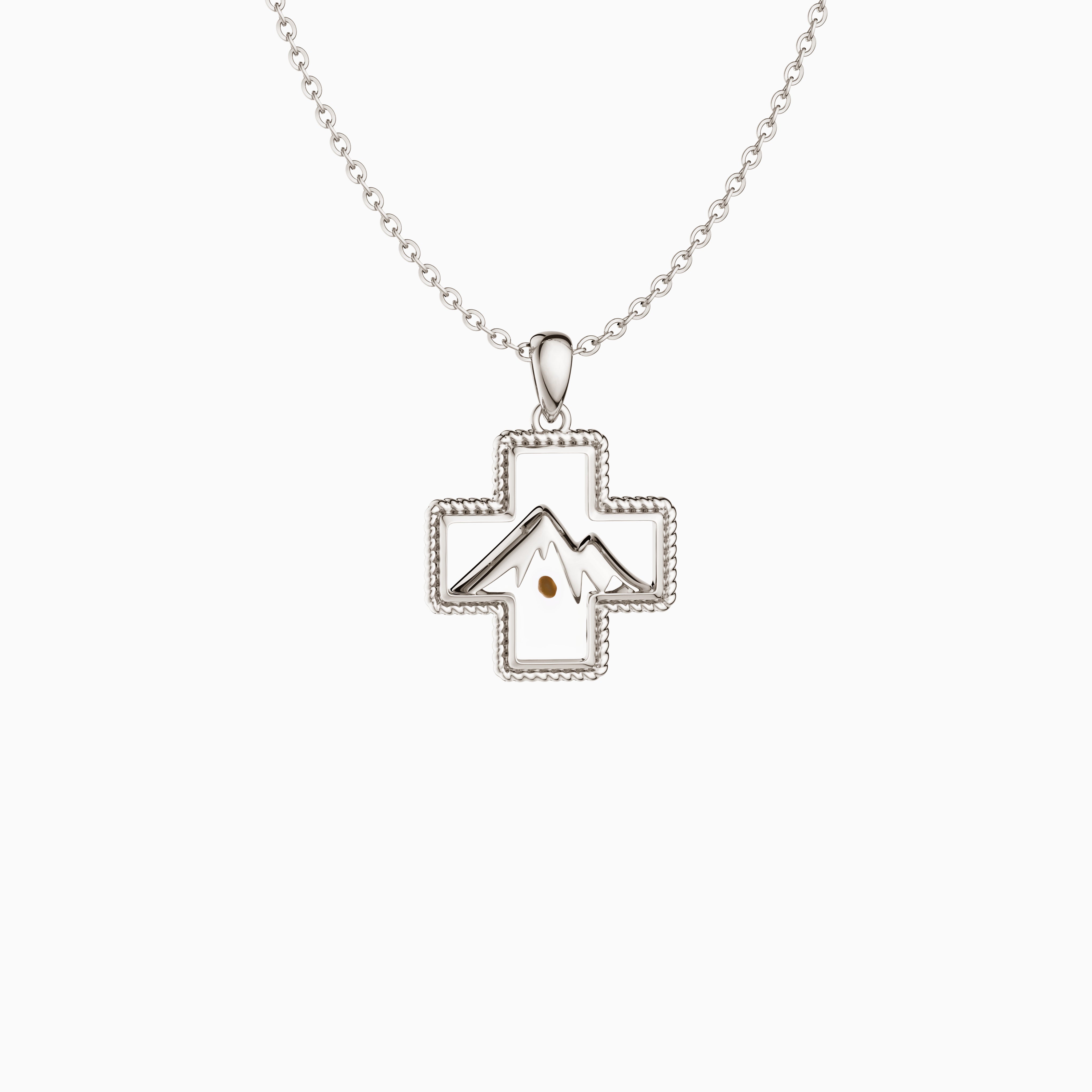 Mustard Seed Mountain Necklace